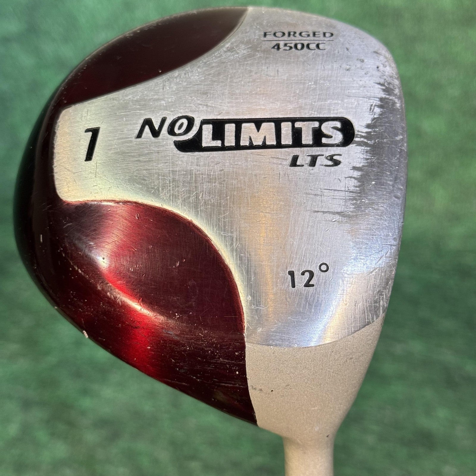 No Limits LTS Driver 12° 1 Wood RH Adrenaline 5.0 Graphite Red Mens Golf Club