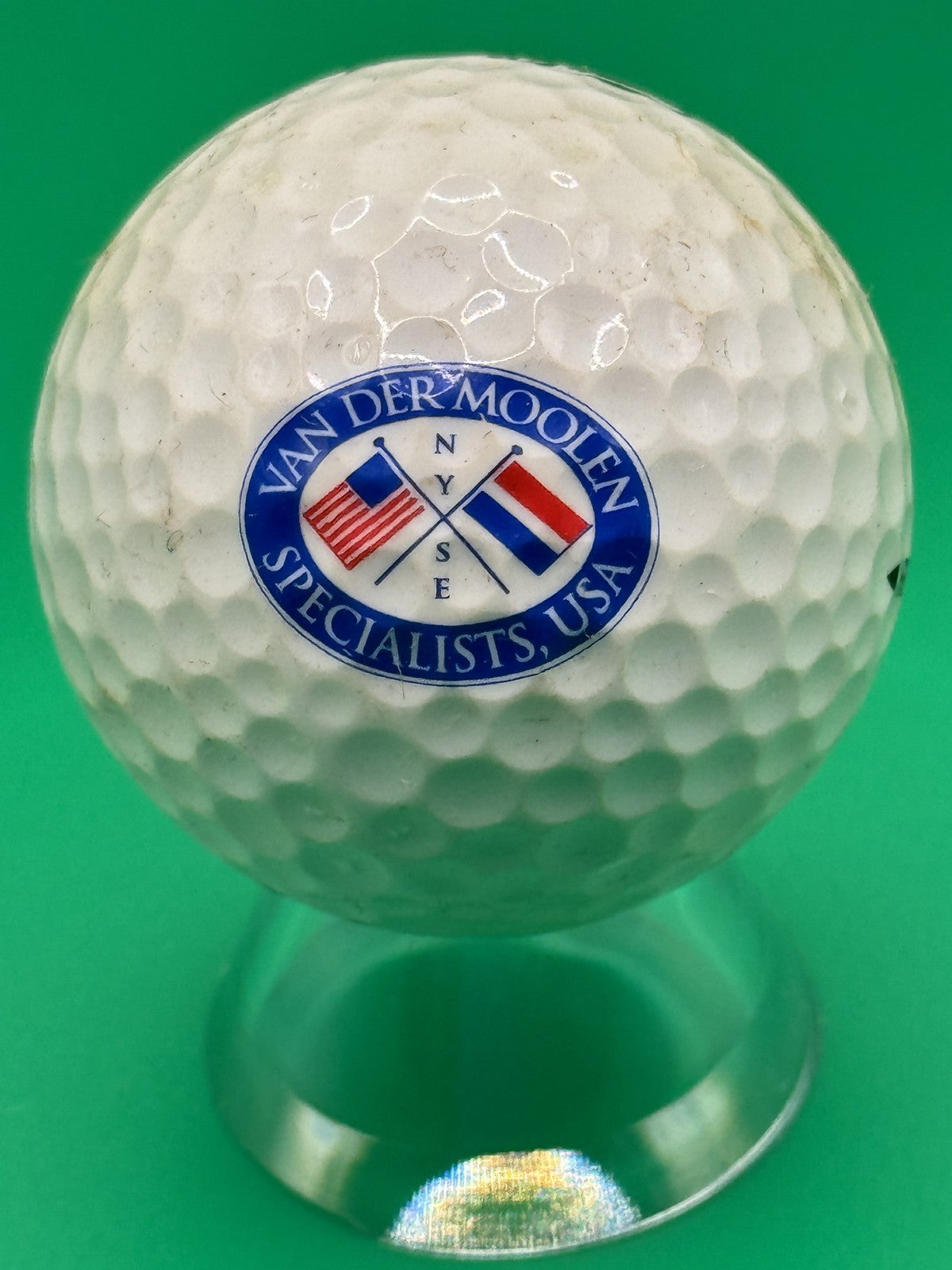 Titleist HP Tour Golf Ball Van Der Moolen NYSE Logo Collectible USA Specialists