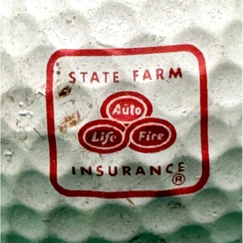 State Farm Insurance Logo Golf Ball Used Vintage