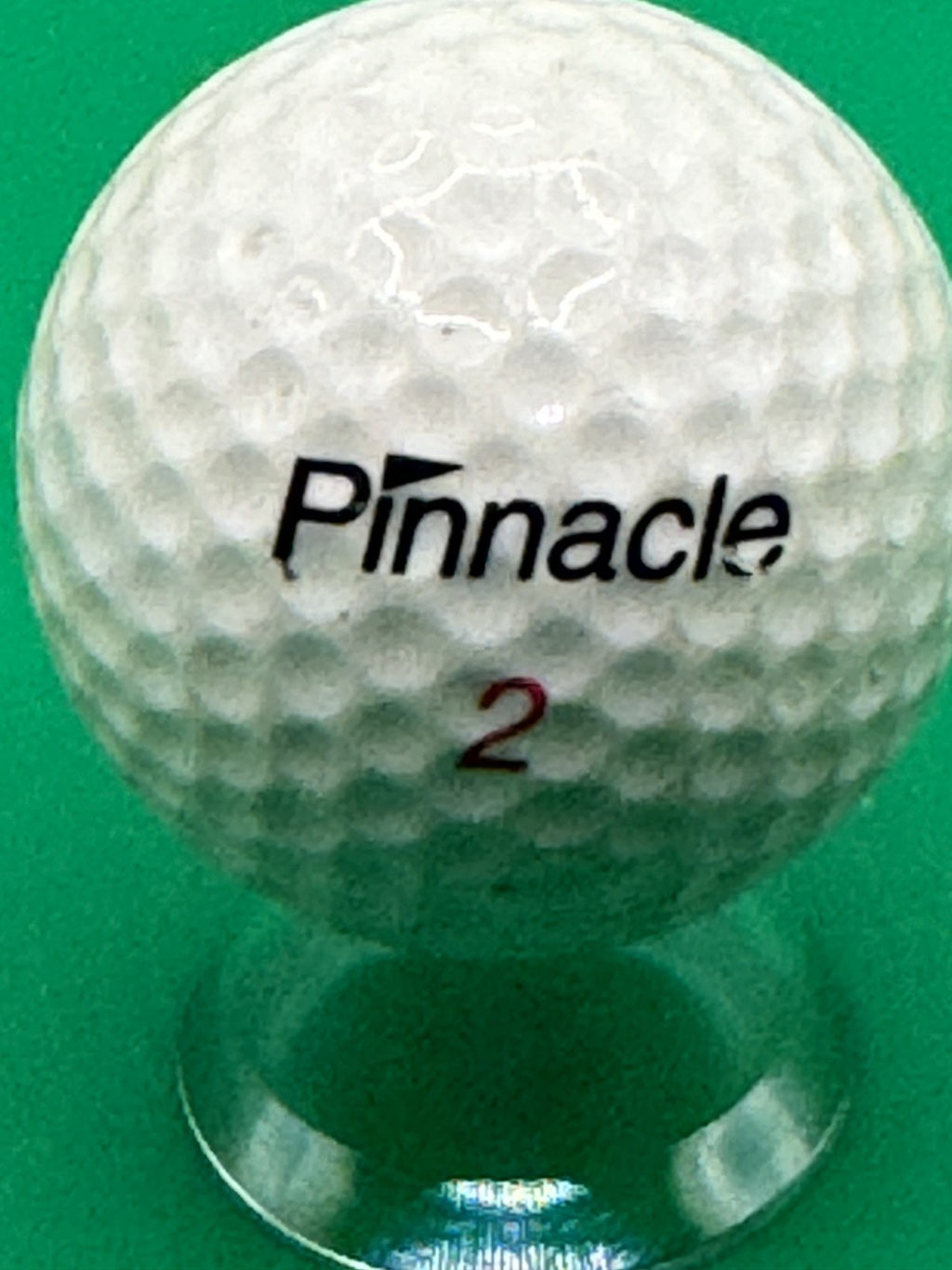 Pinnacle Power 392 Golf Ball Lot Collectible Golf Roundup Logo White 2 Ball Set