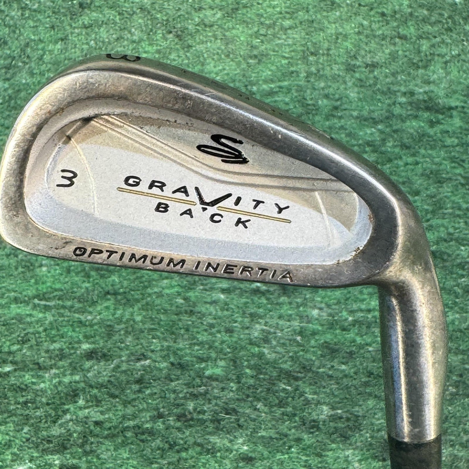 Vintage Cobra Gravity Back Optimum Inertia Irons 3-9 + 56° Sand Wedge Graphite