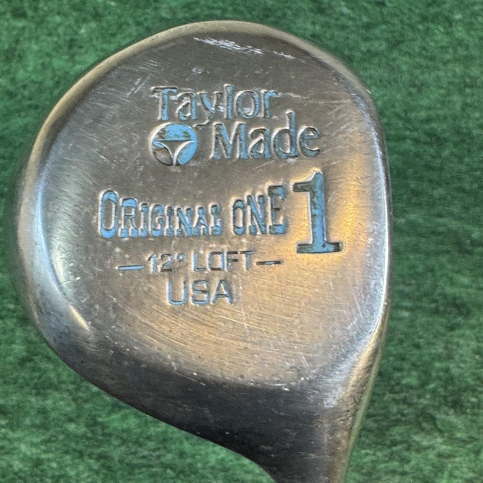 Vintage TaylorMade Pittsburgh Persimmon Original One Driver 12° RH Golf Club USA