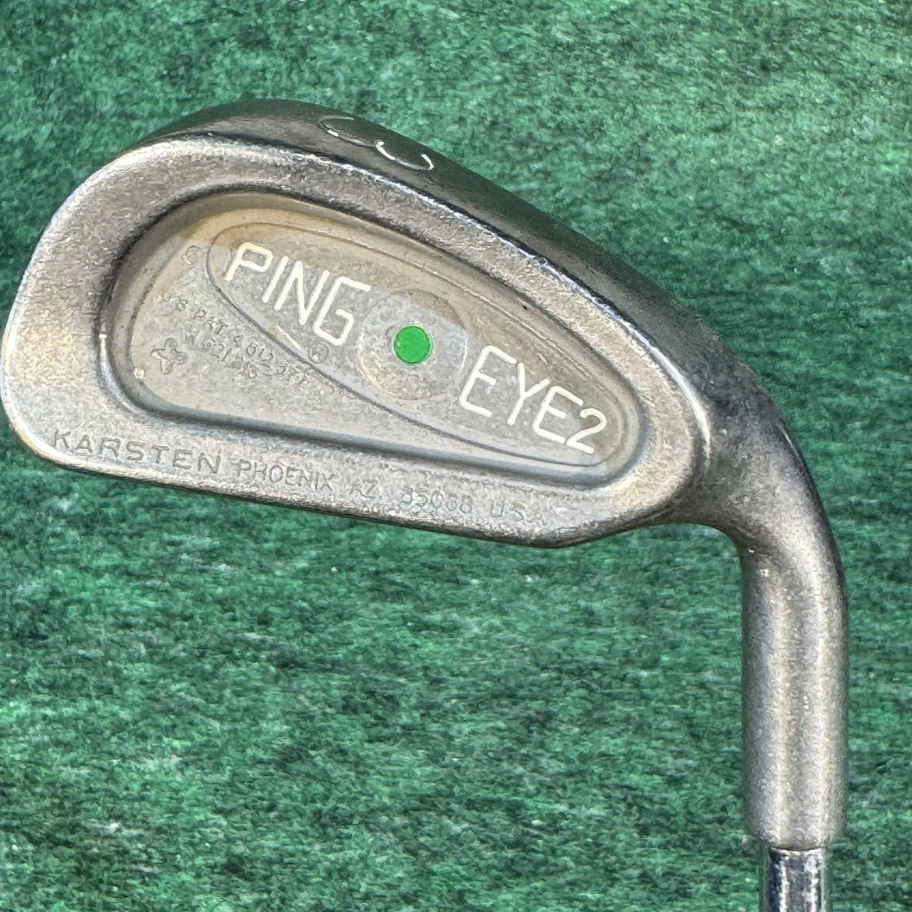 Vintage Ping Eye 2 3 Iron Green Dot KT-M Steel Shaft Right Hand Mens Golf Club