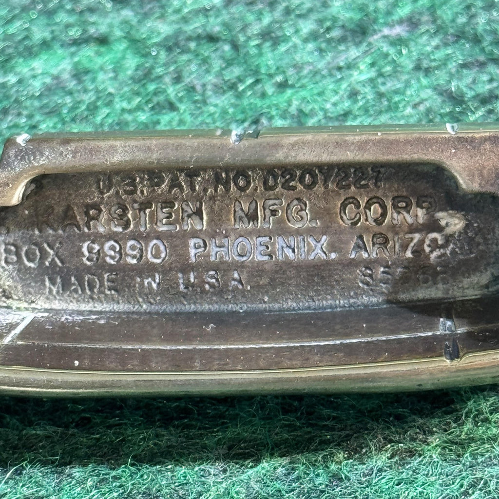 Vintage PING Anser Putter Bronze Made in USA Steel Shaft Pingman Grip Golf Blade
