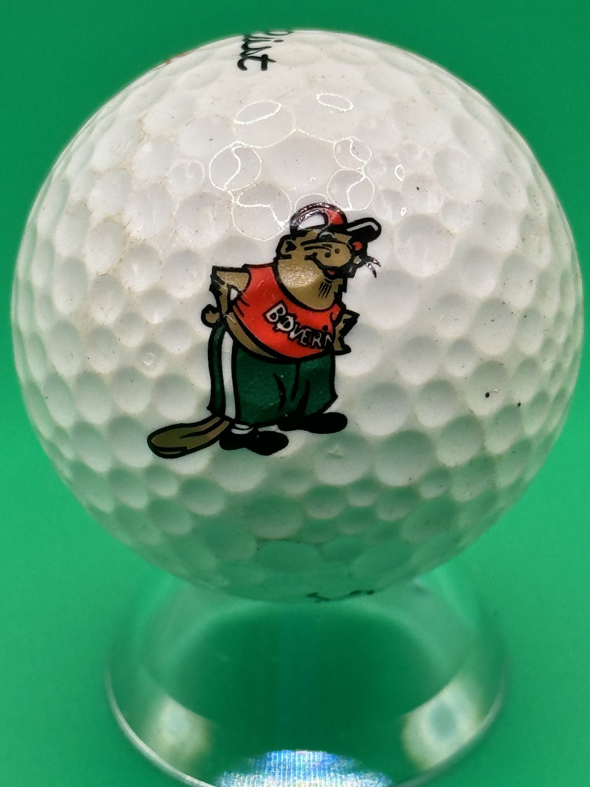 Titleist HP2 Distance Golf Ball #4 Bowery Cartoon Logo Collectible Vintage Art