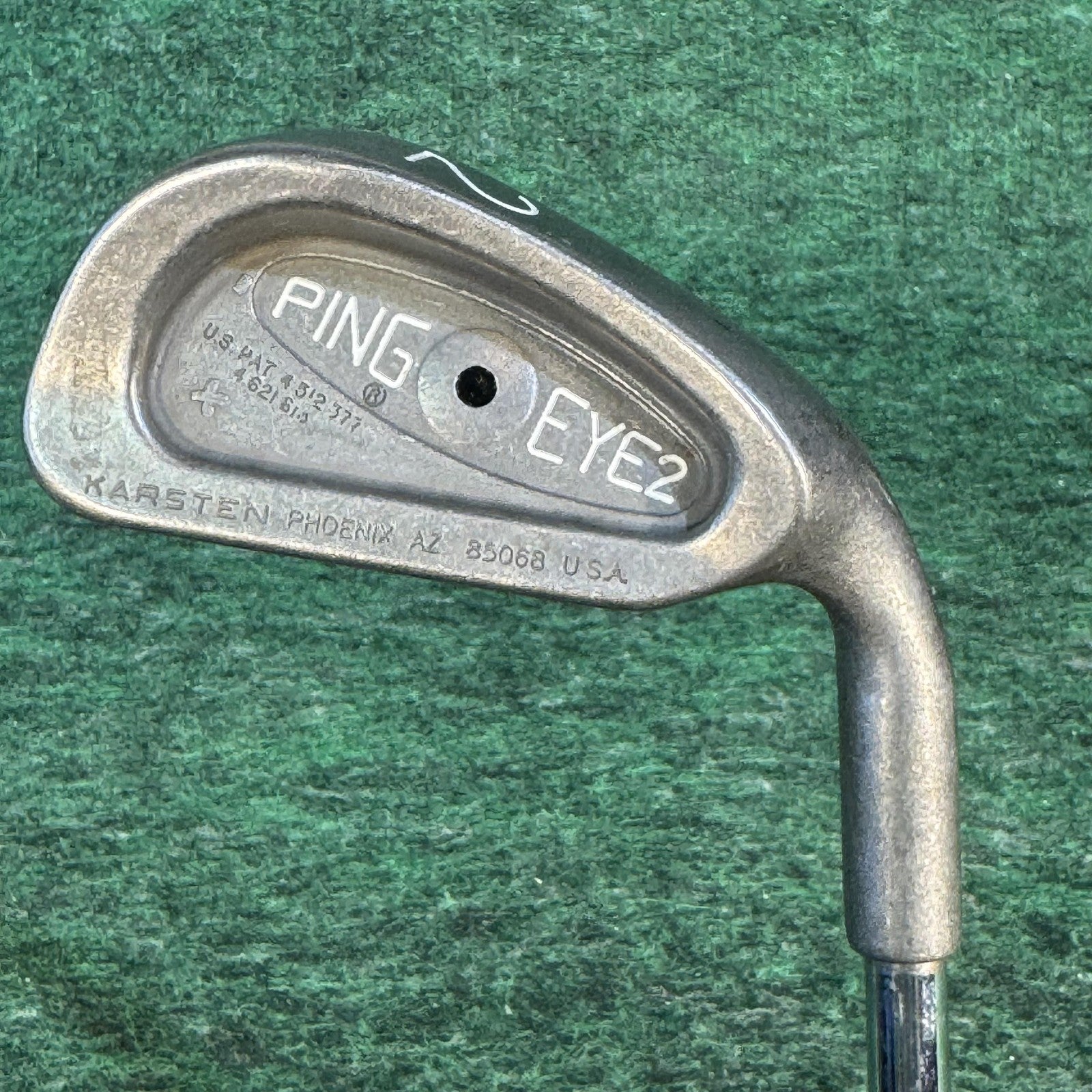Vintage Ping Eye 2 2 Iron Mens RH Steel Shaft USA Stainless Silver Golf Club