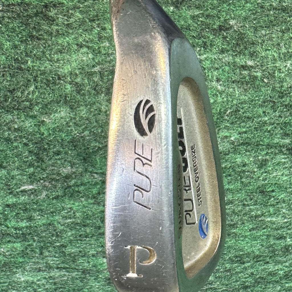 Pure Golf Steel Oversize Tungsten Pitching Wedge 431 Steel L Flex Apache Shaft