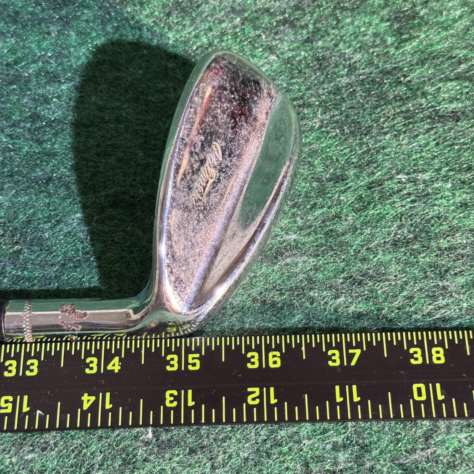 Vintage Palmer Sand Wedge Mens RH Forged Steel Shaft Silver Golf Club Pride Grip