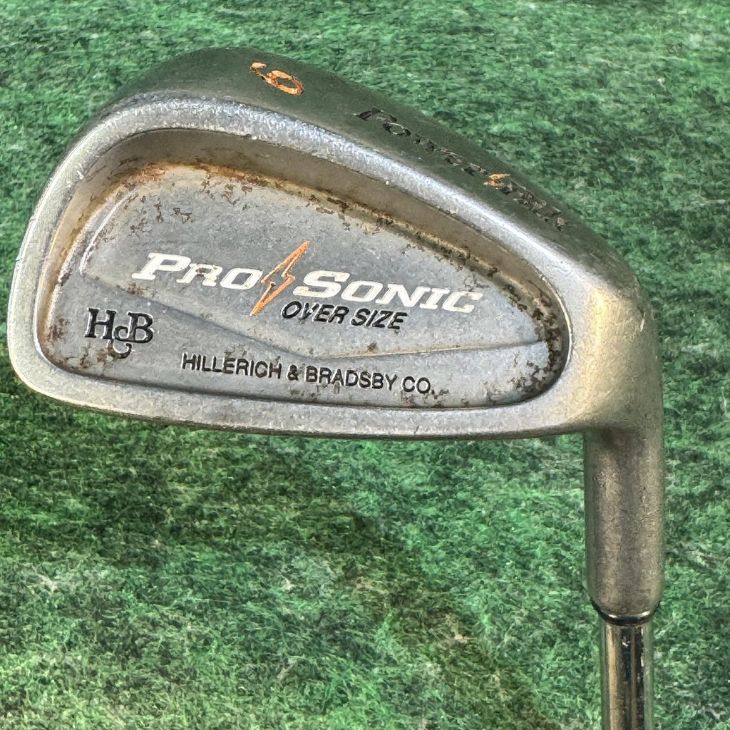 PowerBilt Pro Sonic Oversize 9 Iron Mens Golf Club True Temper Steel R Flex