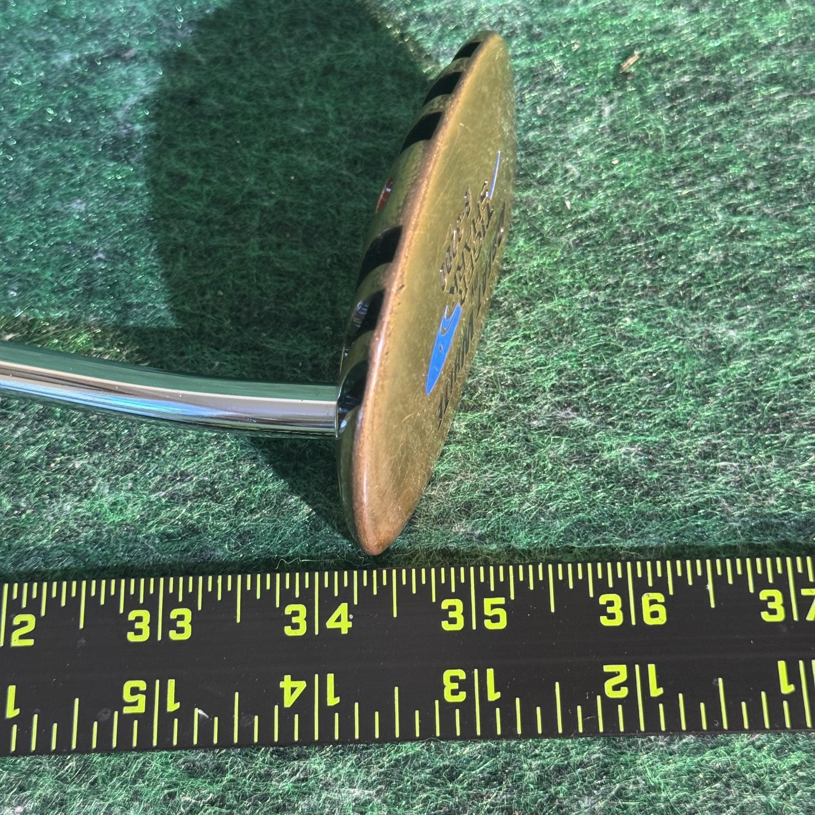 Vintage Tiger Shark Great White B-3200 Putter Mens RH 35.5 In Steel Golf Club