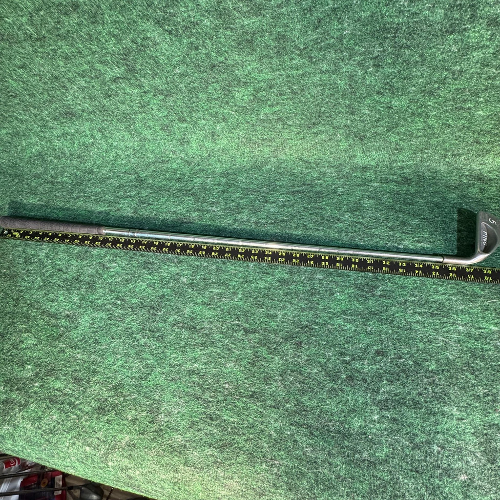 Vintage Ping Karsten II 5 Iron Blue Golf Club USA Toe Heel Balance Steel Shaft