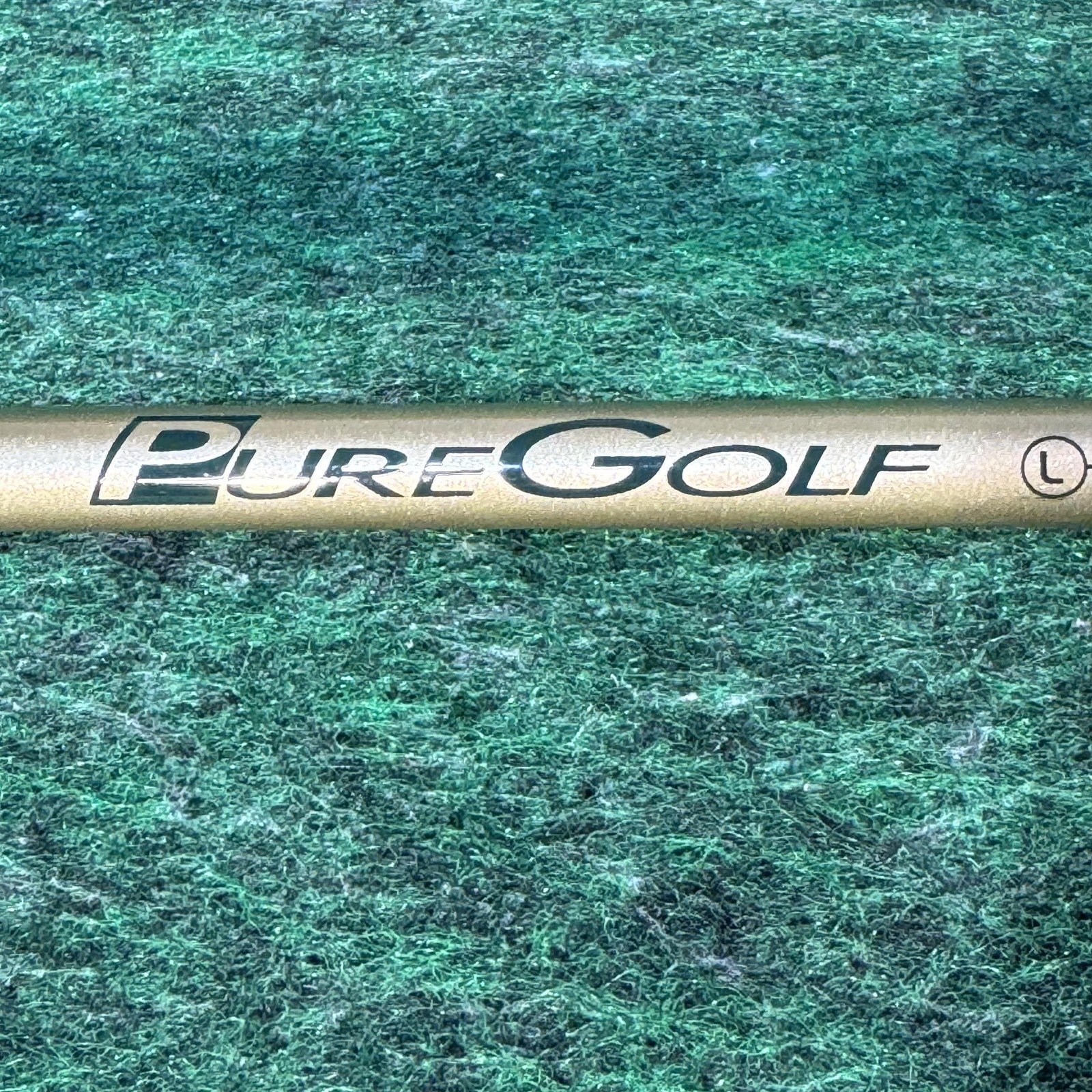 Pure Golf Steel Oversize Tungsten Pitching Wedge 431 Steel L Flex Apache Shaft