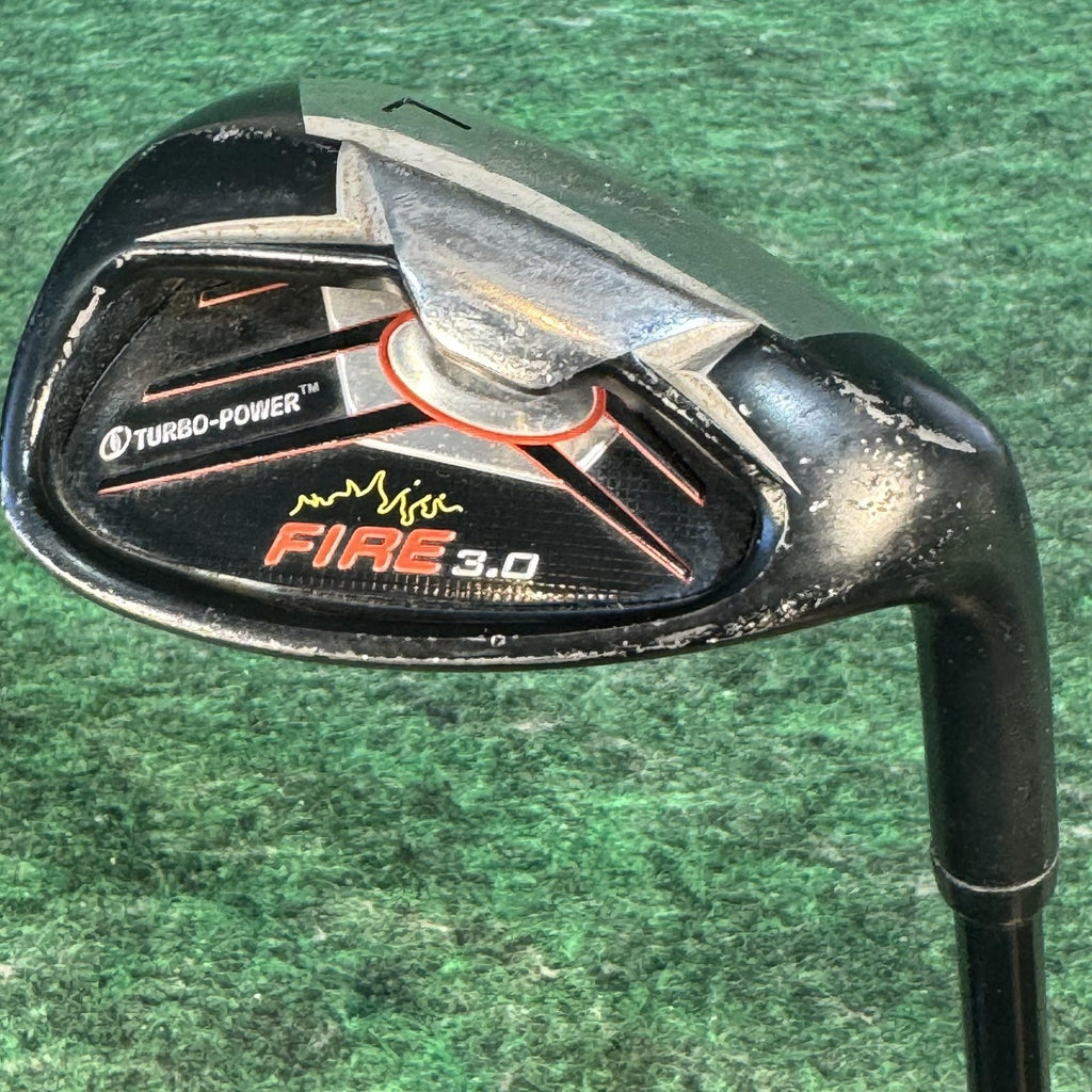 Turbo Power Fire 3.0 7 Iron Mens RH Harrison Star Plus Graphite Black Golf Club