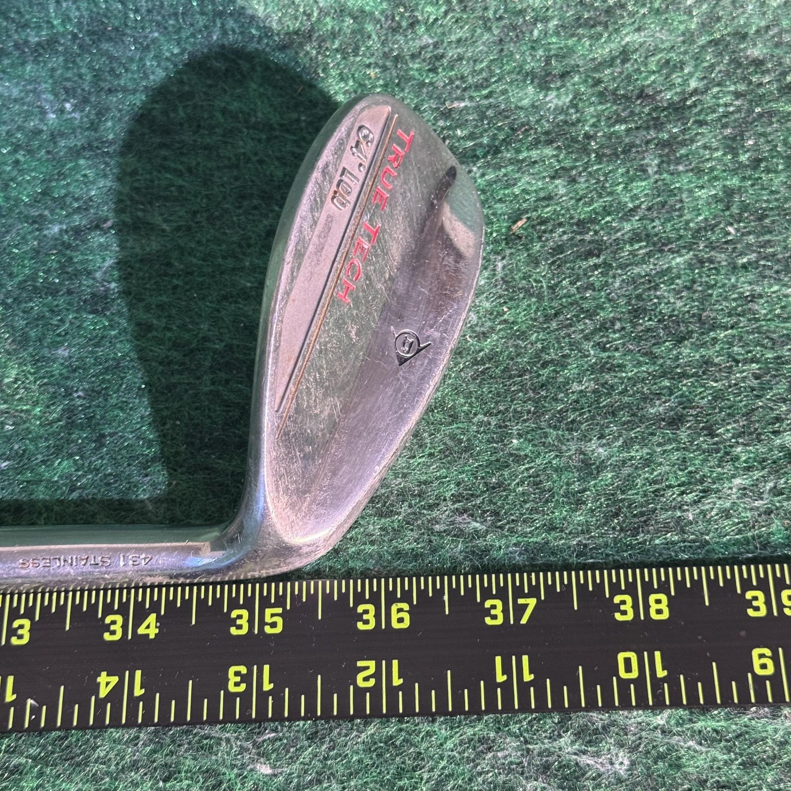 Dunlop True Tech 64° Lob Wedge Mens RH Stainless Steel Jumbo Grip Golf Club