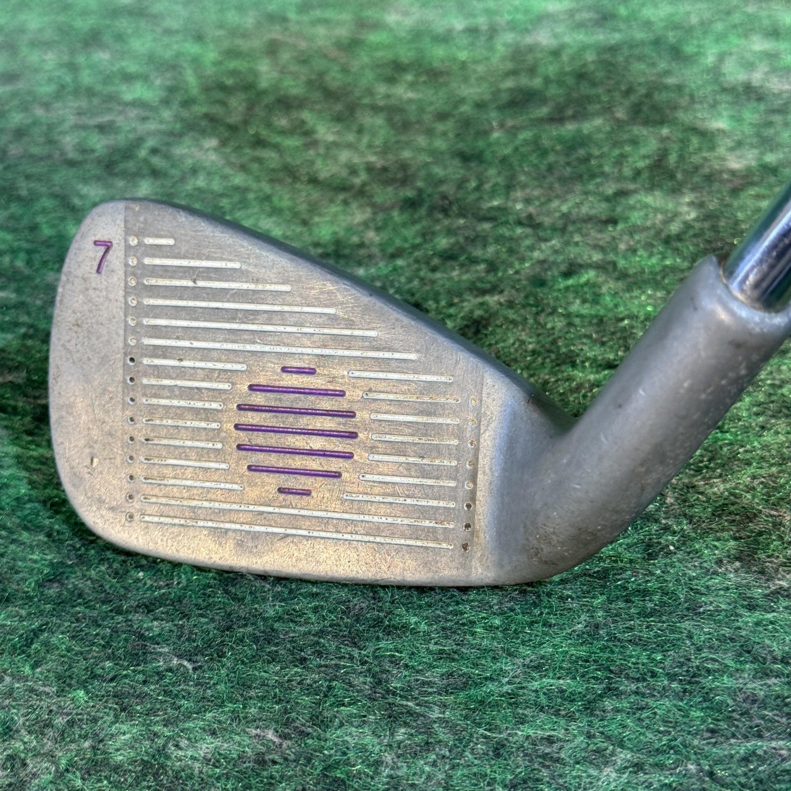 Dunlop Talon II Oversized 7 Iron Womens RH Steel Shaft Silver Golf Club