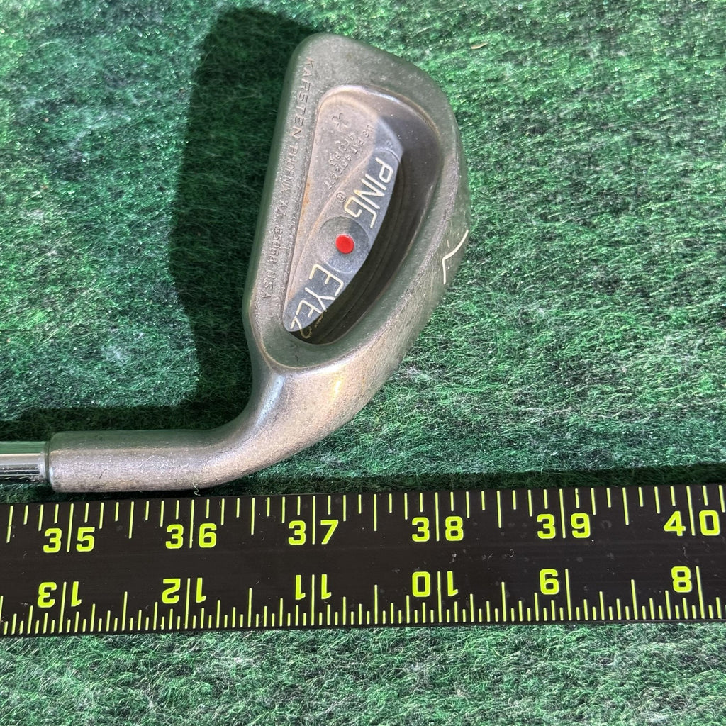 Vintage Ping Eye 2 7 Iron Red Dot Steel Shaft Golf Pride Grip Right Hand