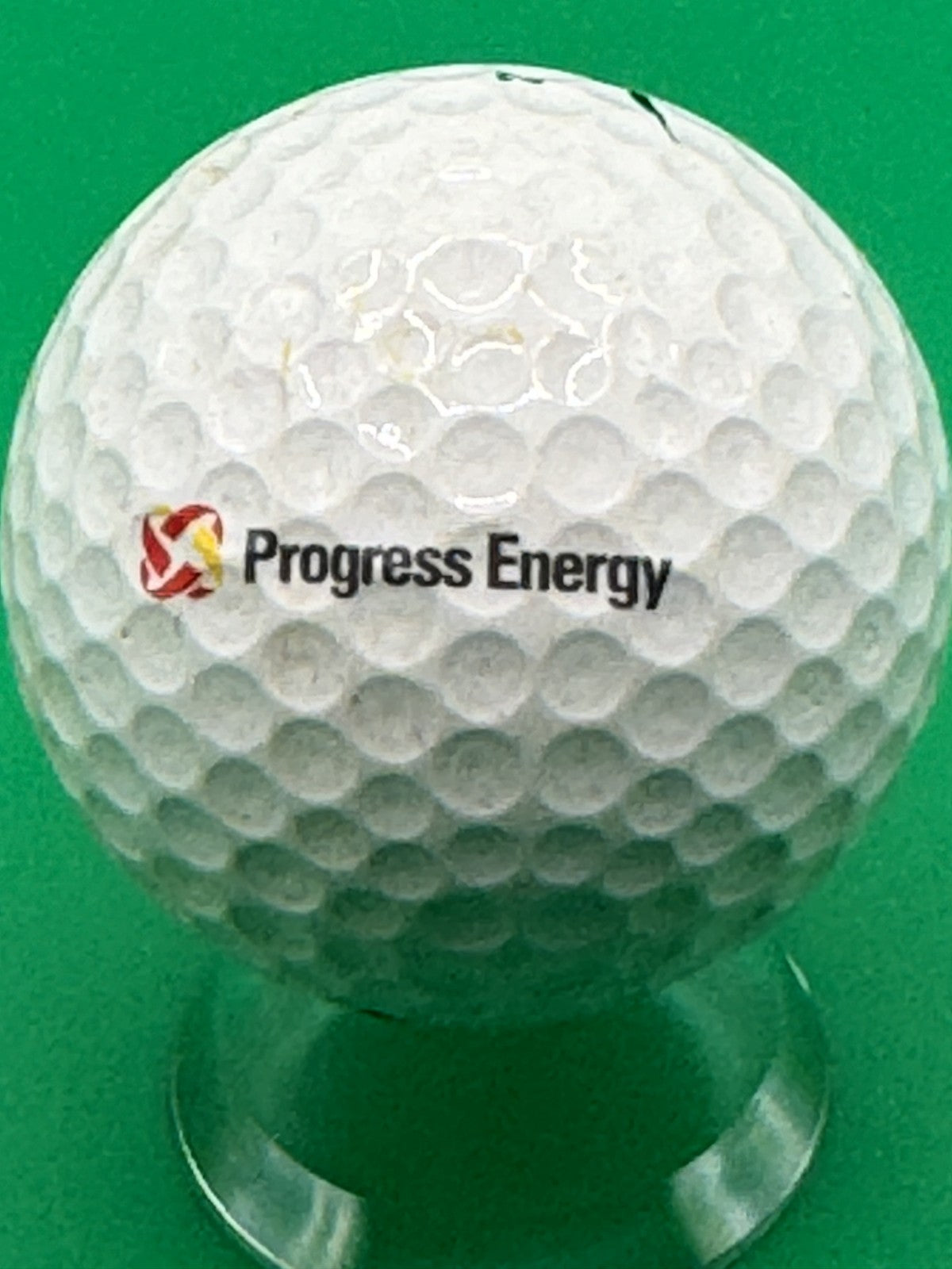 Nike TA2 SPN Golf Ball Progress Energy Logo Collectible White 2 Piece Vintage