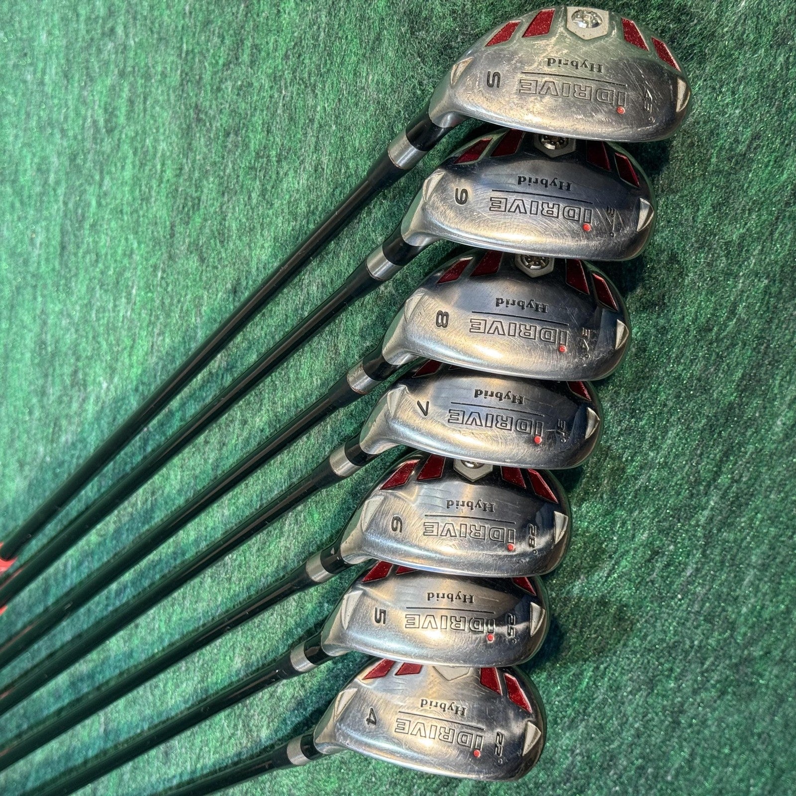 IDrive Hybrid Iron Set 4 5 6 7 8 9 S ML30 Senior Graphite Mens Golf Clubs Set