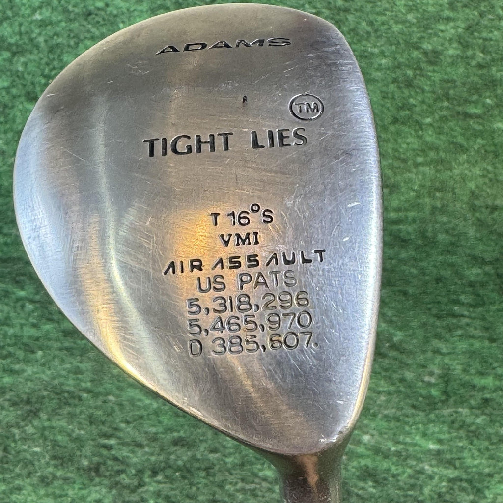 Vintage Adams Tight Lies Air Assault 4 Wood 16° Mens RH Graphite Black Fairway