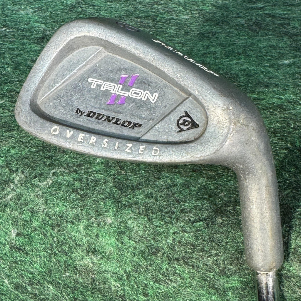 Dunlop Talon II Oversized 9 Iron Mens RH Steel Shaft Stainless Silver Golf Club