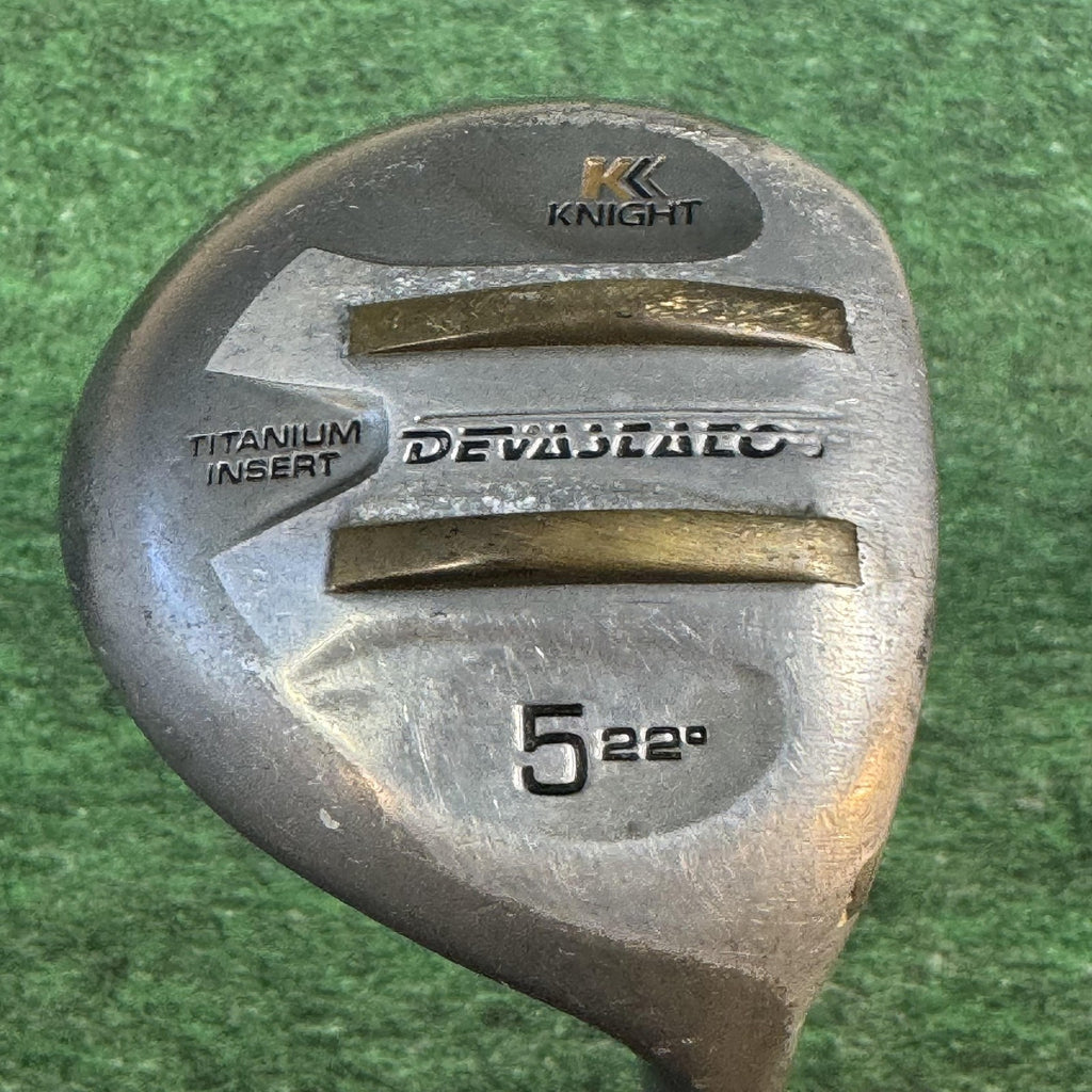 Knight Devastator 5 Wood 22° Mens RH Graphite Titanium Fairway Silver Golf Club
