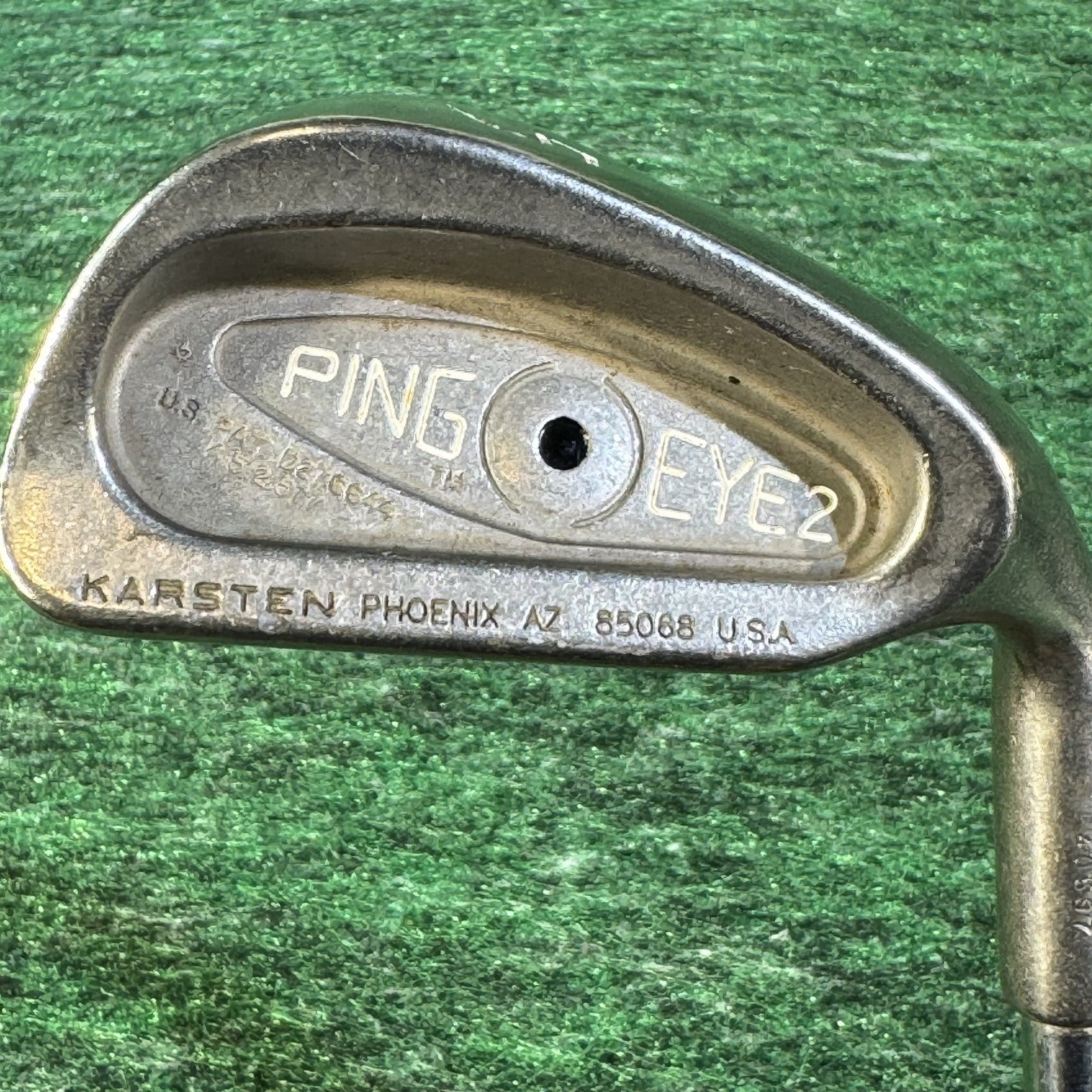 Vintage Ping Eye2 Iron Golf Club Set 3-8 W Karsten USA Right Hand Steel Shaft