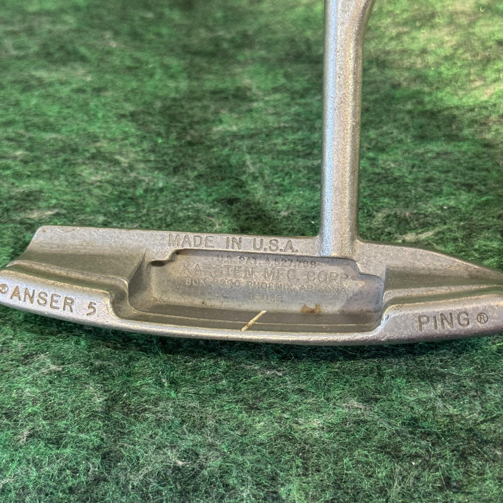 Vintage Ping Anser 5 Blade Putter 35" Mens RH Steel Karsten USA Golf Club