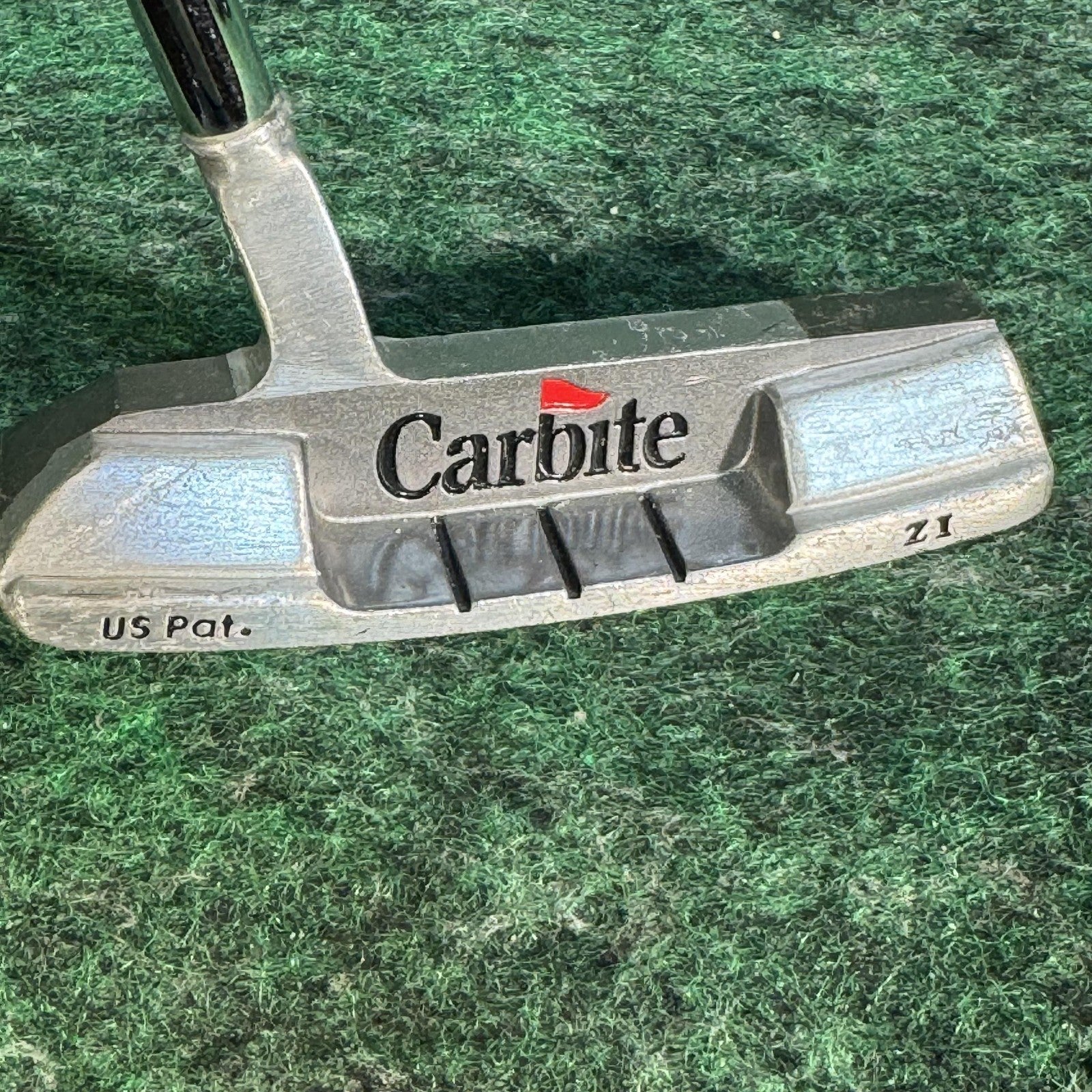 Carbite Z1 Blade Putter Mens Right Hand 35 In Steel Shaft Silver Golf Club