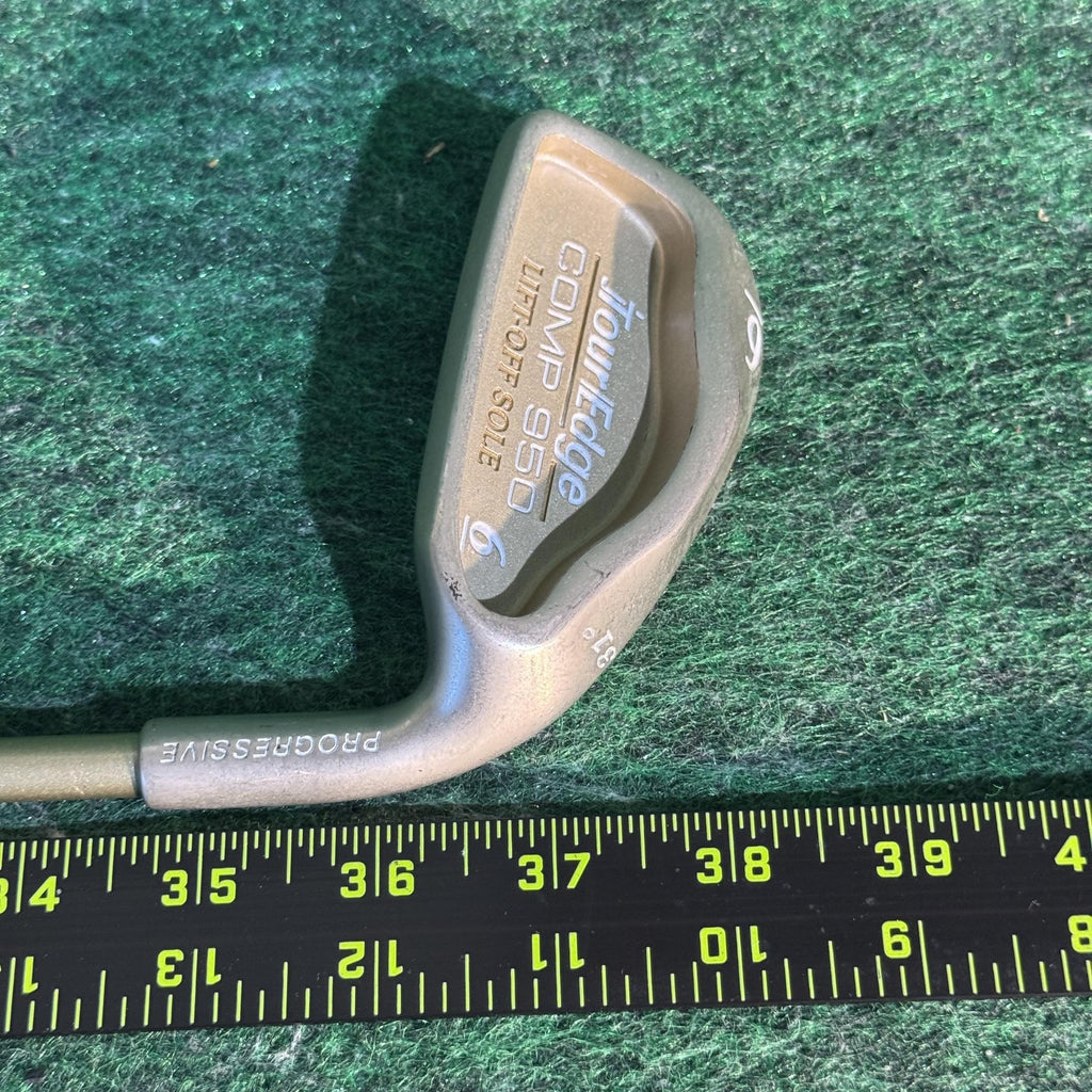 Tour Edge COMP 950 6 Iron 31° Mens RH Ultra Lite Graphite Gold Lift-Off Sole