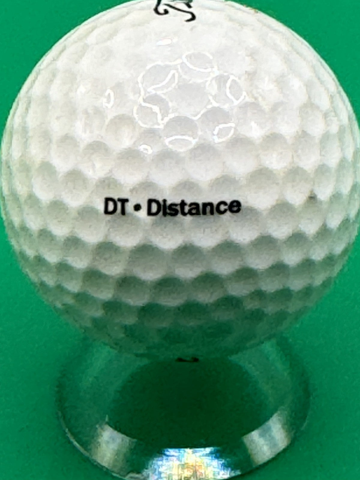 Titleist DT Distance Golf Ball Promo Hertz Logo Collectible Used White 1 Ball
