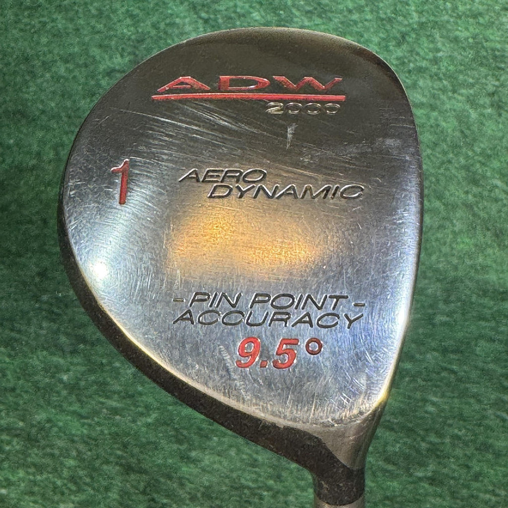 Vintage ADW 2000 Aero Dynamic Black Driver 9.5° RH Sterling Graphite Golf Club