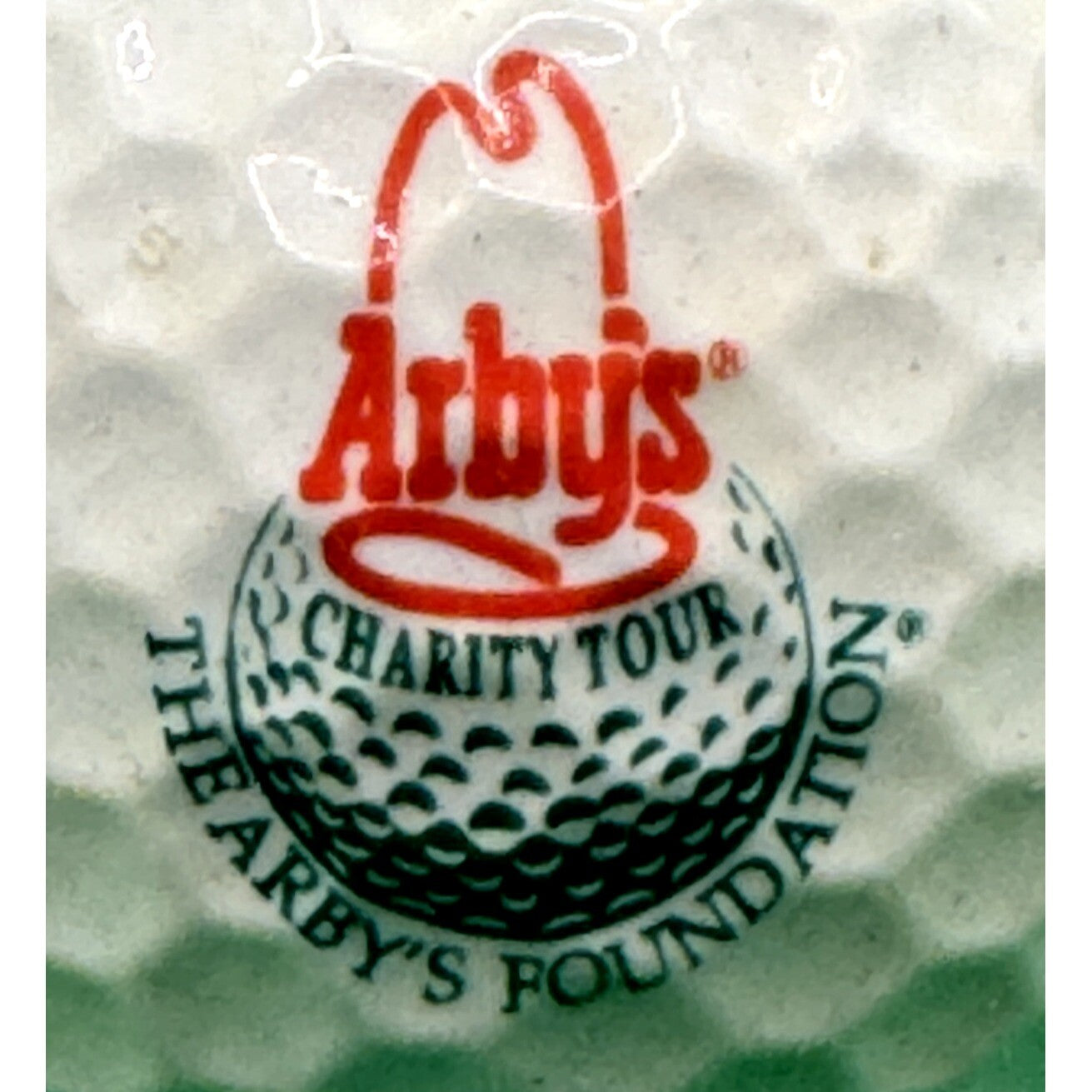 Arby's Charity Tour & Bank of America Logo Golf Ball Used