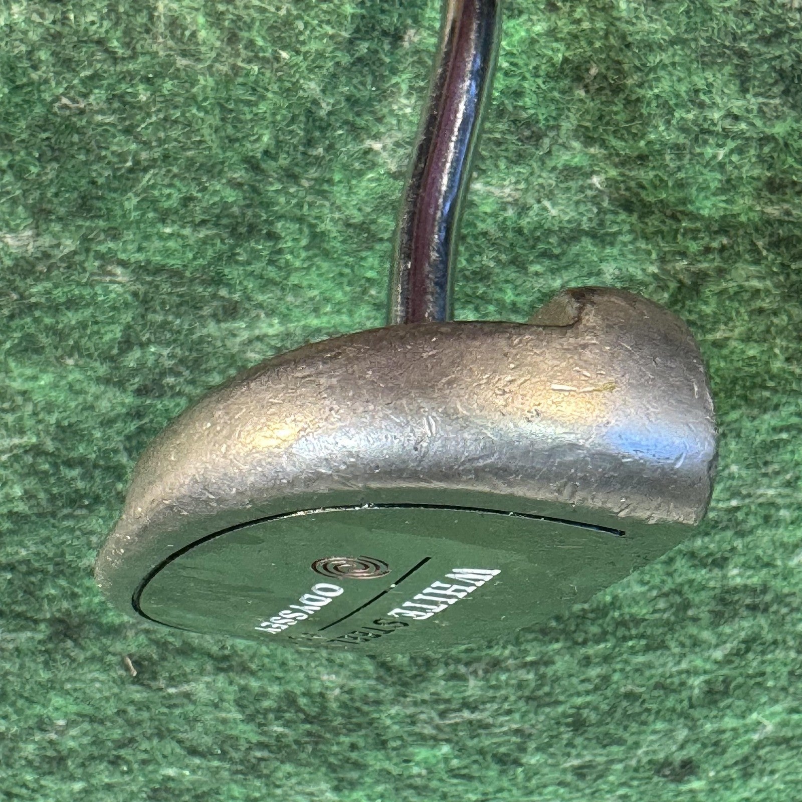 Odyssey White Steel #5 Mallet Putter Mens Golf Club SuperStroke Traxion Grip