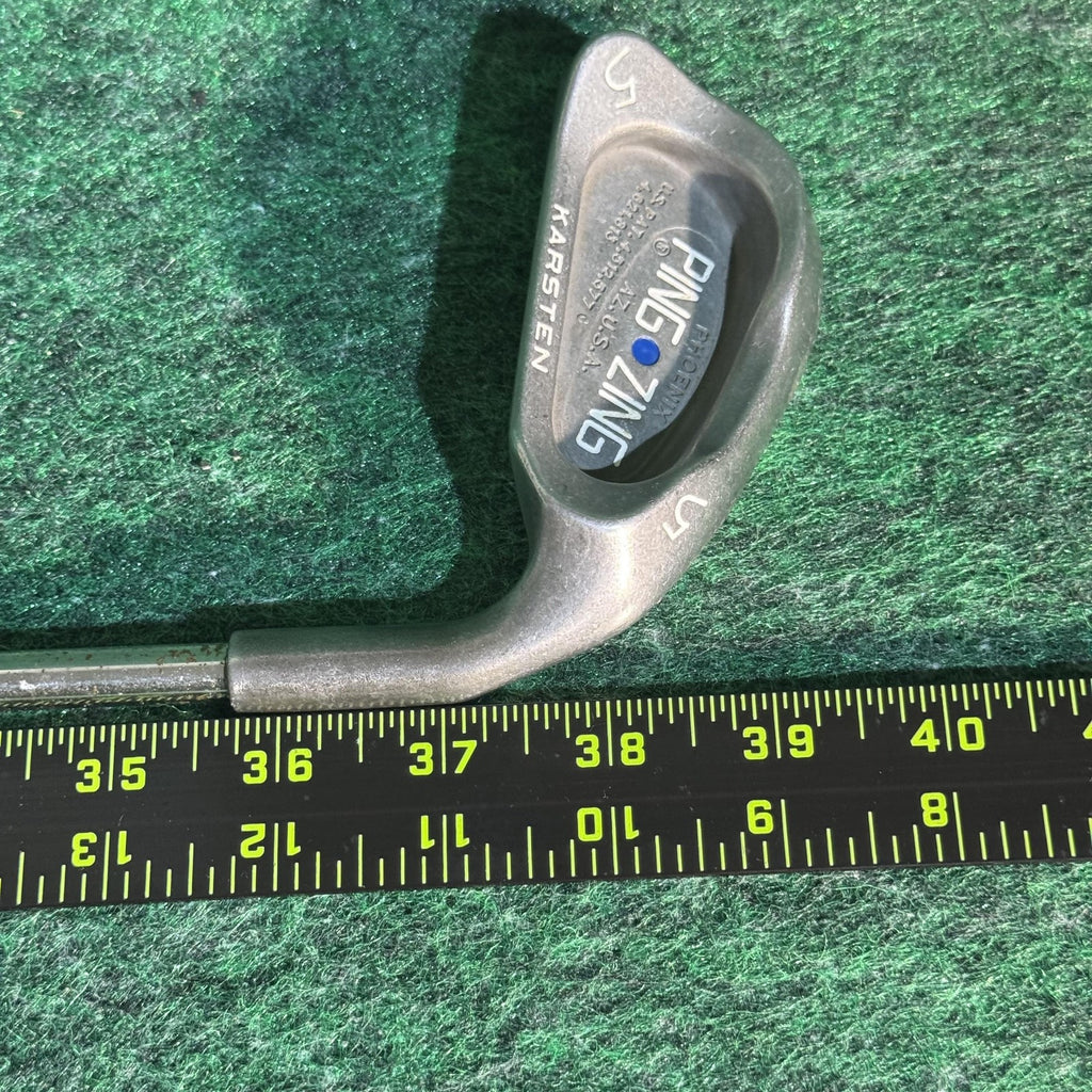 Vintage Ping Zing Karsten 5 Iron Blue Dot Right Hand Steel Shaft Golf Club